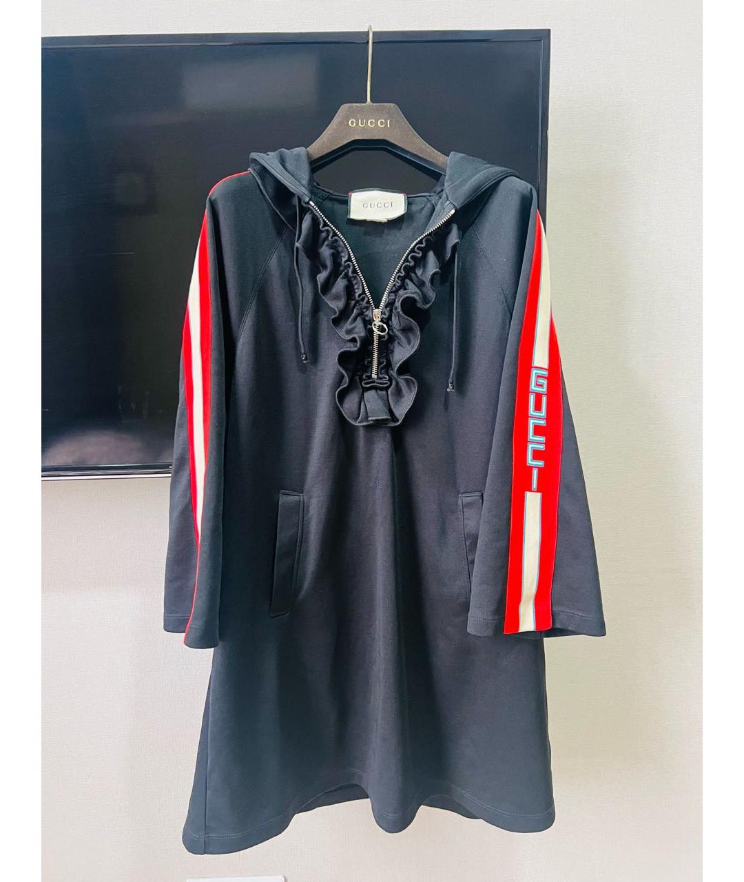 GUCCI Черное повседневное платье, фото 2