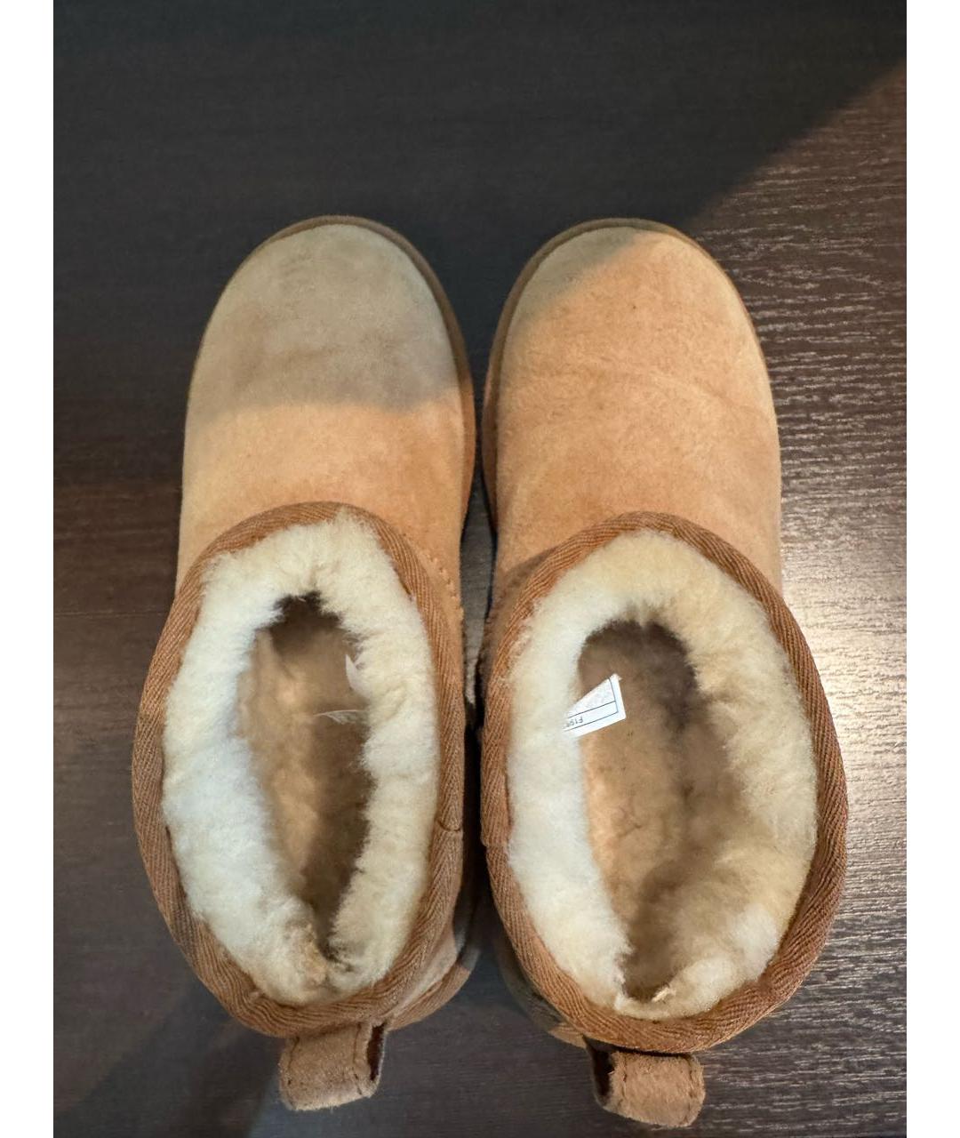 UGG AUSTRALIA Коричневые замшевые ботинки, фото 3