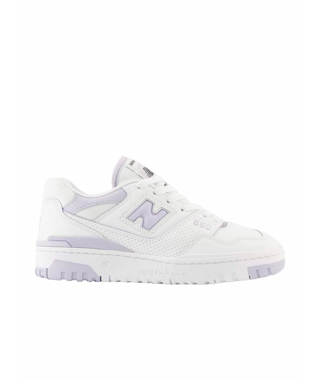 NEW BALANCE Белые кожаные кроссовки, фото 1