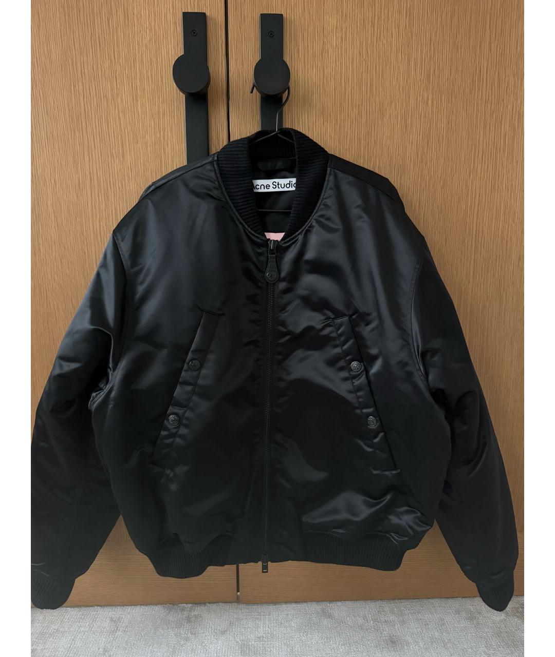 ACNE STUDIOS Черная полиэстеровая куртка, фото 4