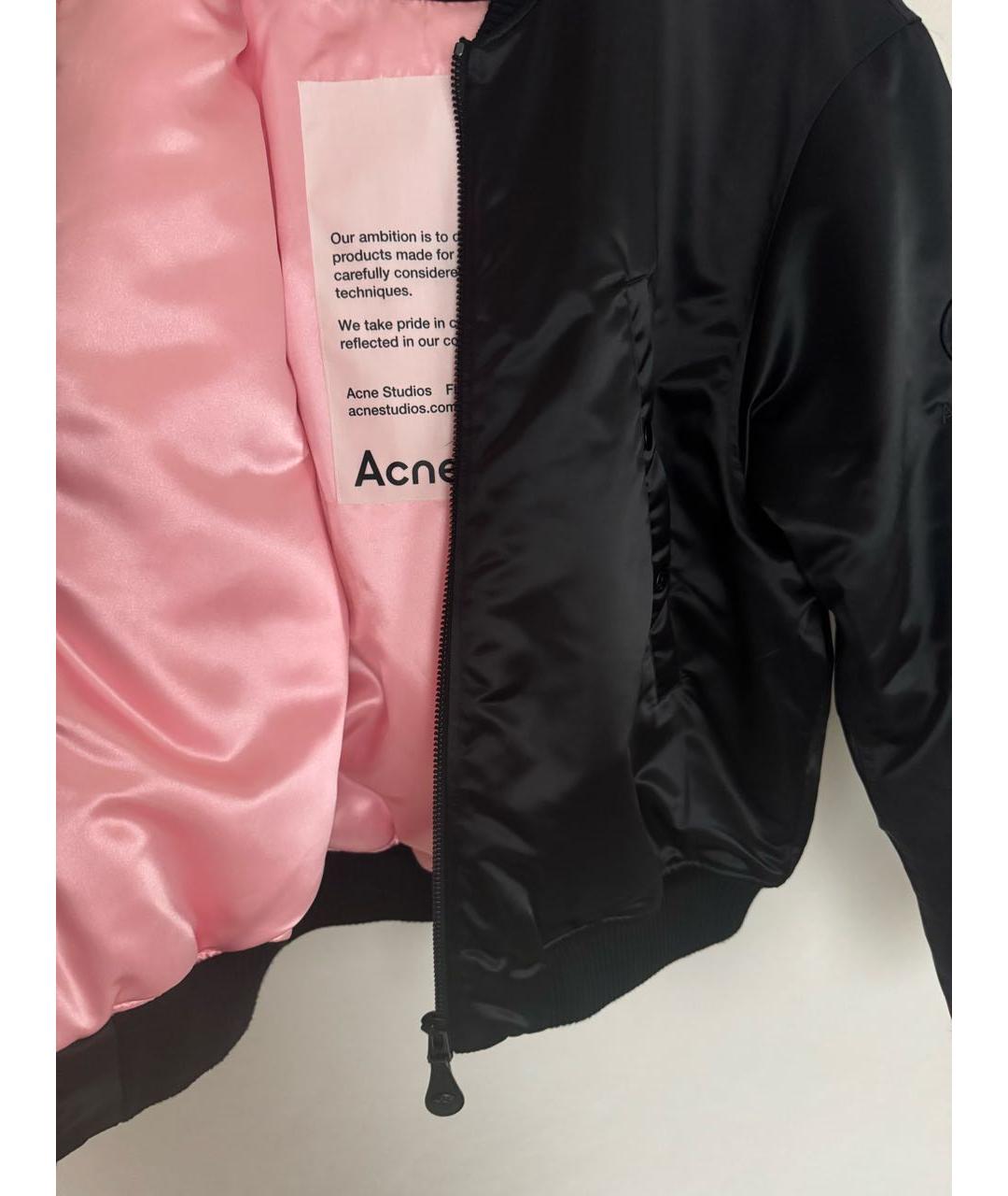 ACNE STUDIOS Черная полиэстеровая куртка, фото 7
