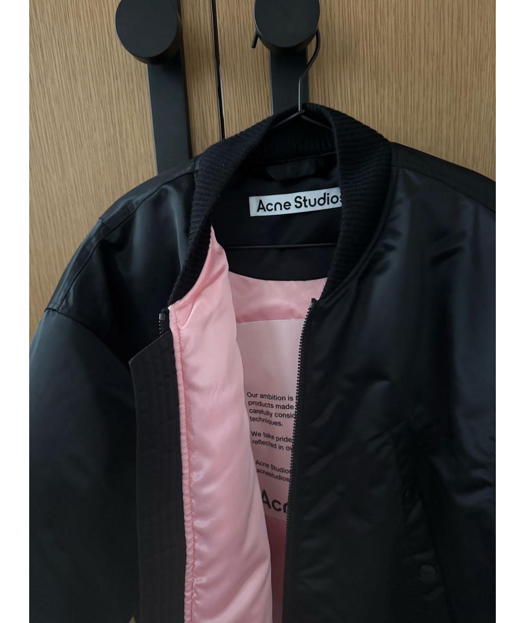 ACNE STUDIOS Черная полиэстеровая куртка, фото 8