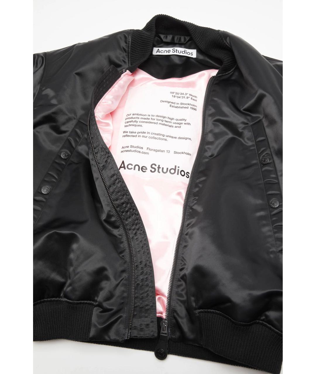 ACNE STUDIOS Черная полиэстеровая куртка, фото 3