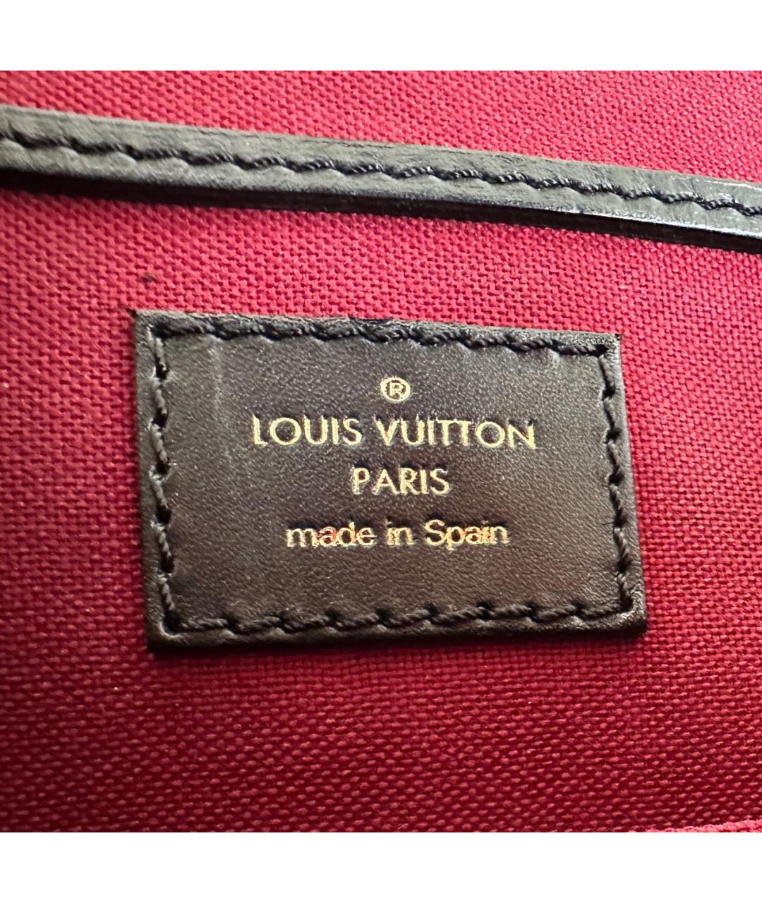 LOUIS VUITTON Коричневый кожаный рюкзак, фото 3