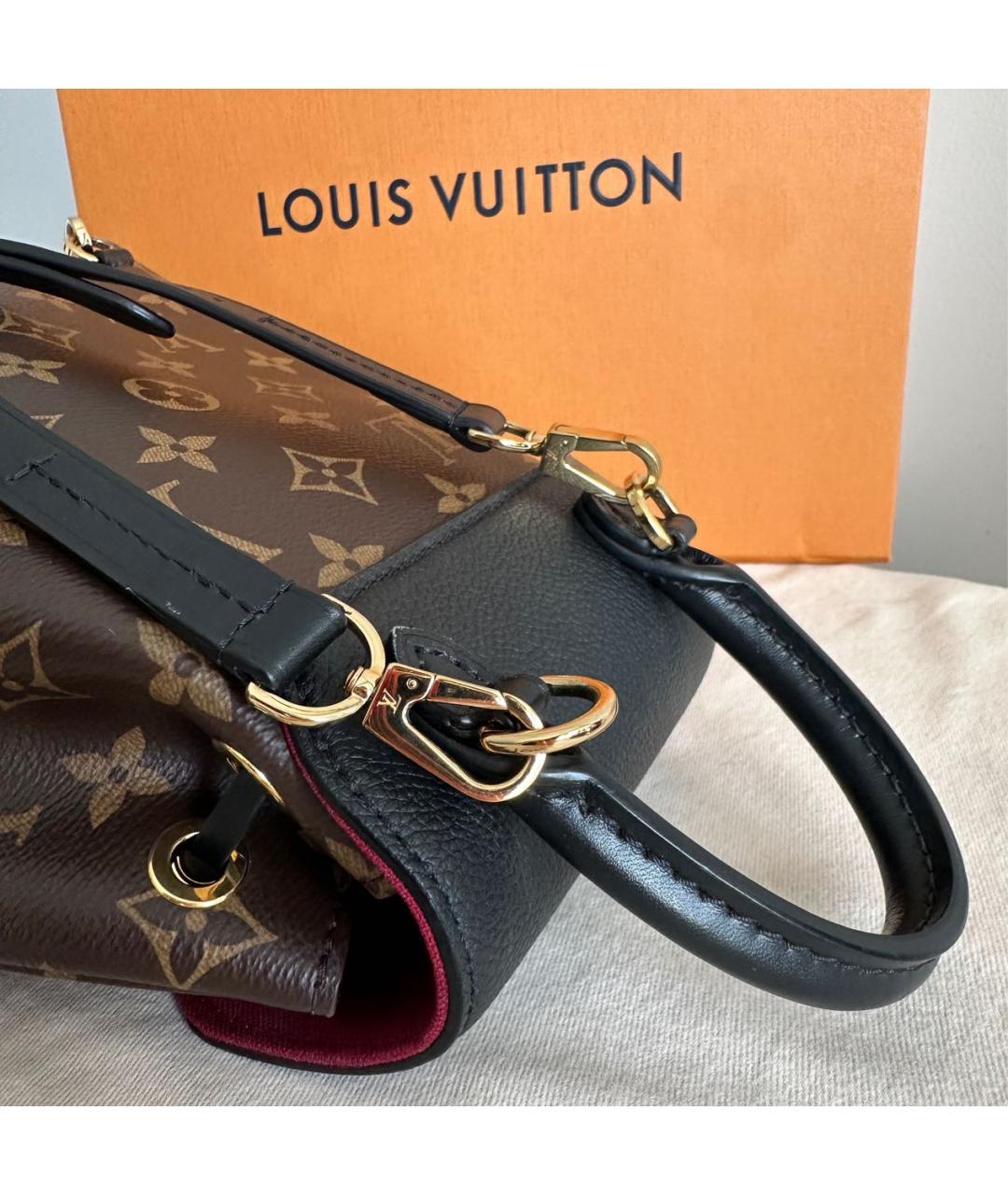 LOUIS VUITTON Коричневый кожаный рюкзак, фото 8
