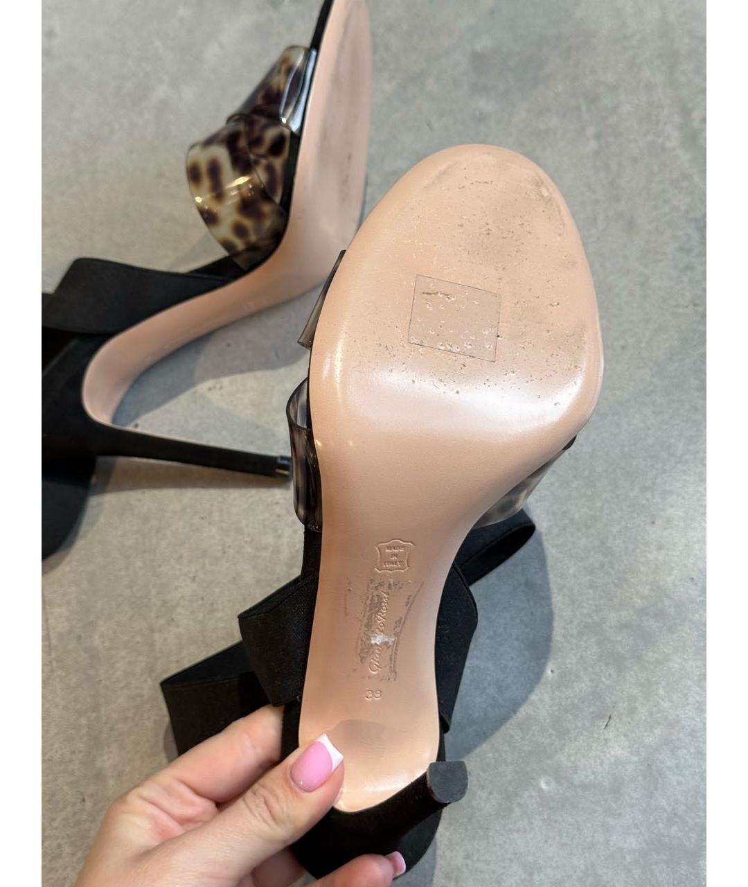 GIANVITO ROSSI Кожаные босоножки, фото 6