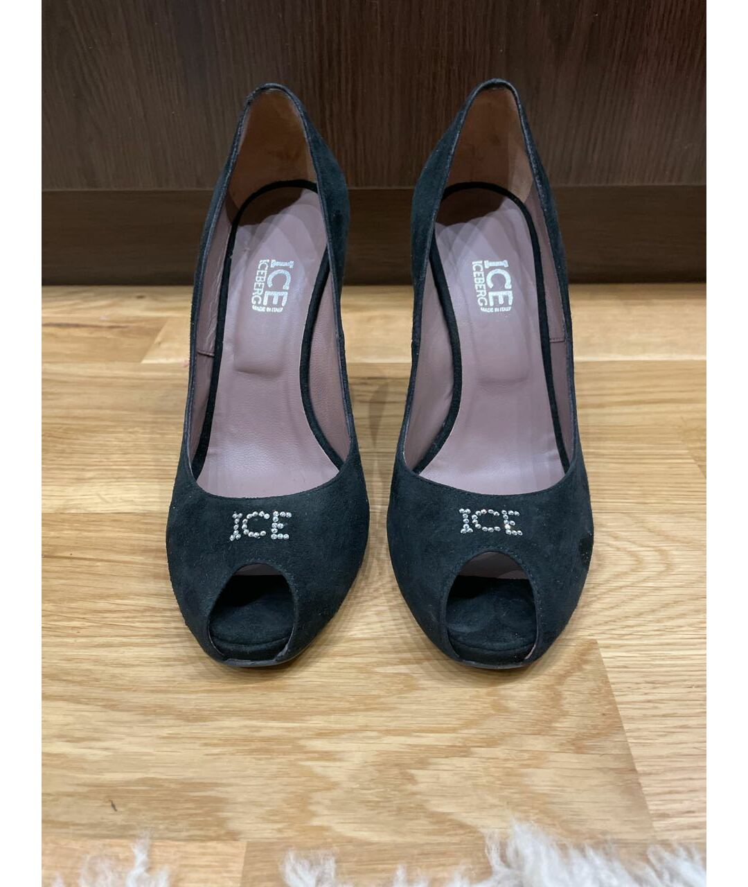 ICEBERG Черные замшевые туфли, фото 2