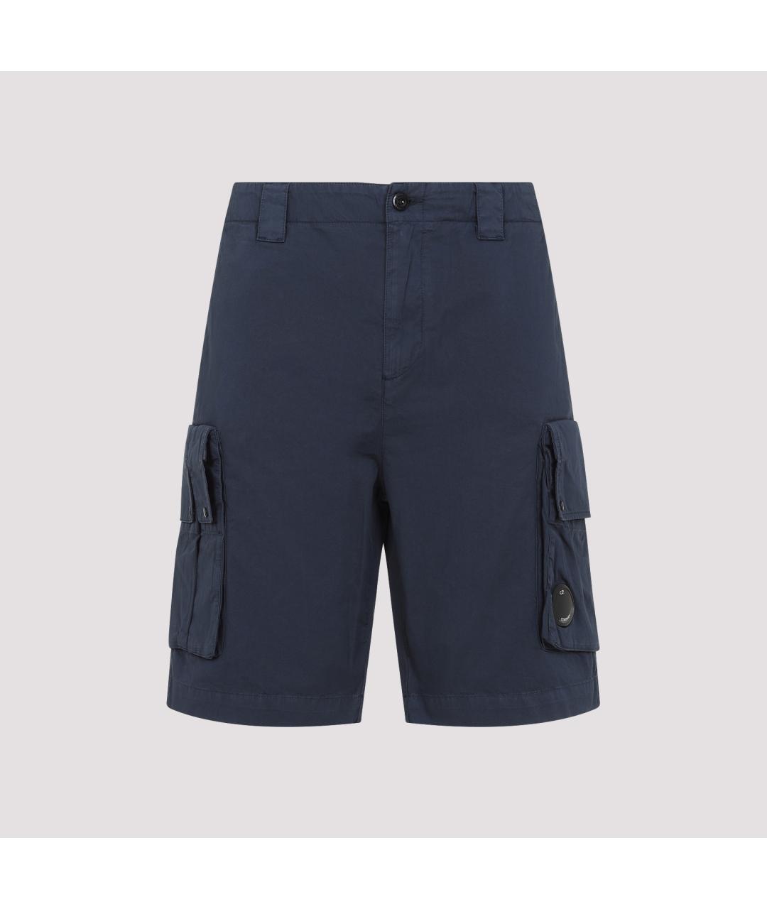 CP COMPANY Синие хлопковые шорты, фото 2