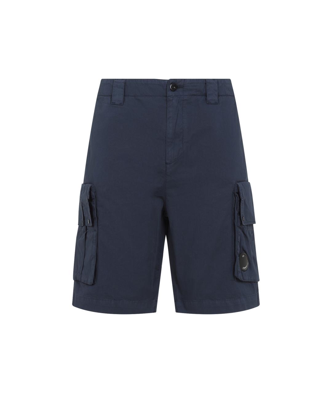 CP COMPANY Синие хлопковые шорты, фото 1