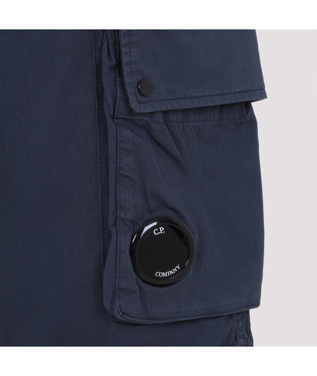 CP COMPANY Синие хлопковые шорты, фото 4