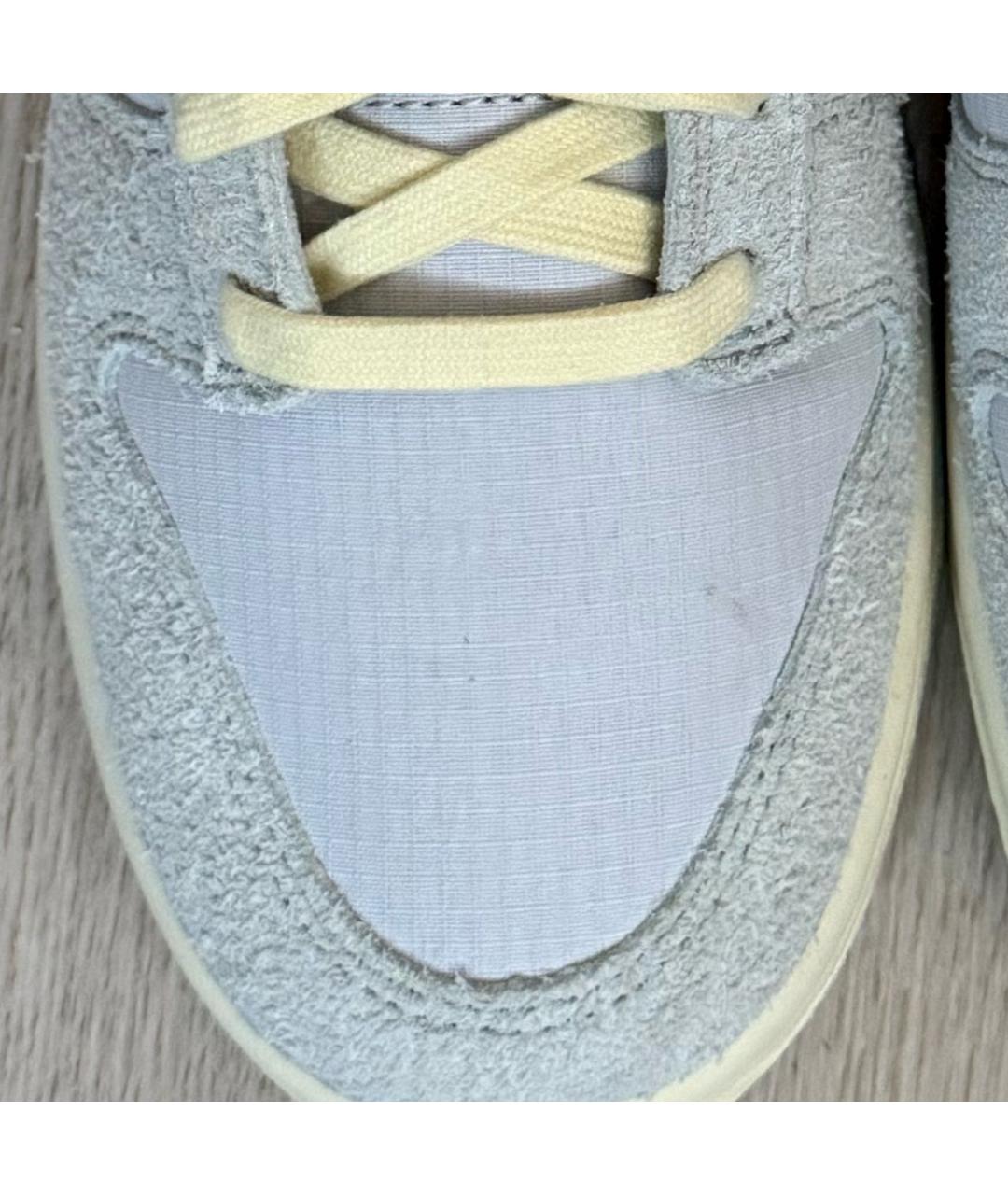 NIKE Голубые замшевые низкие кроссовки / кеды, фото 8