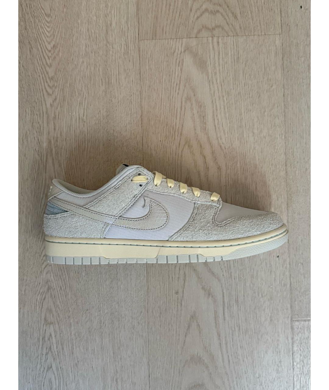 NIKE Голубые замшевые низкие кроссовки / кеды, фото 9