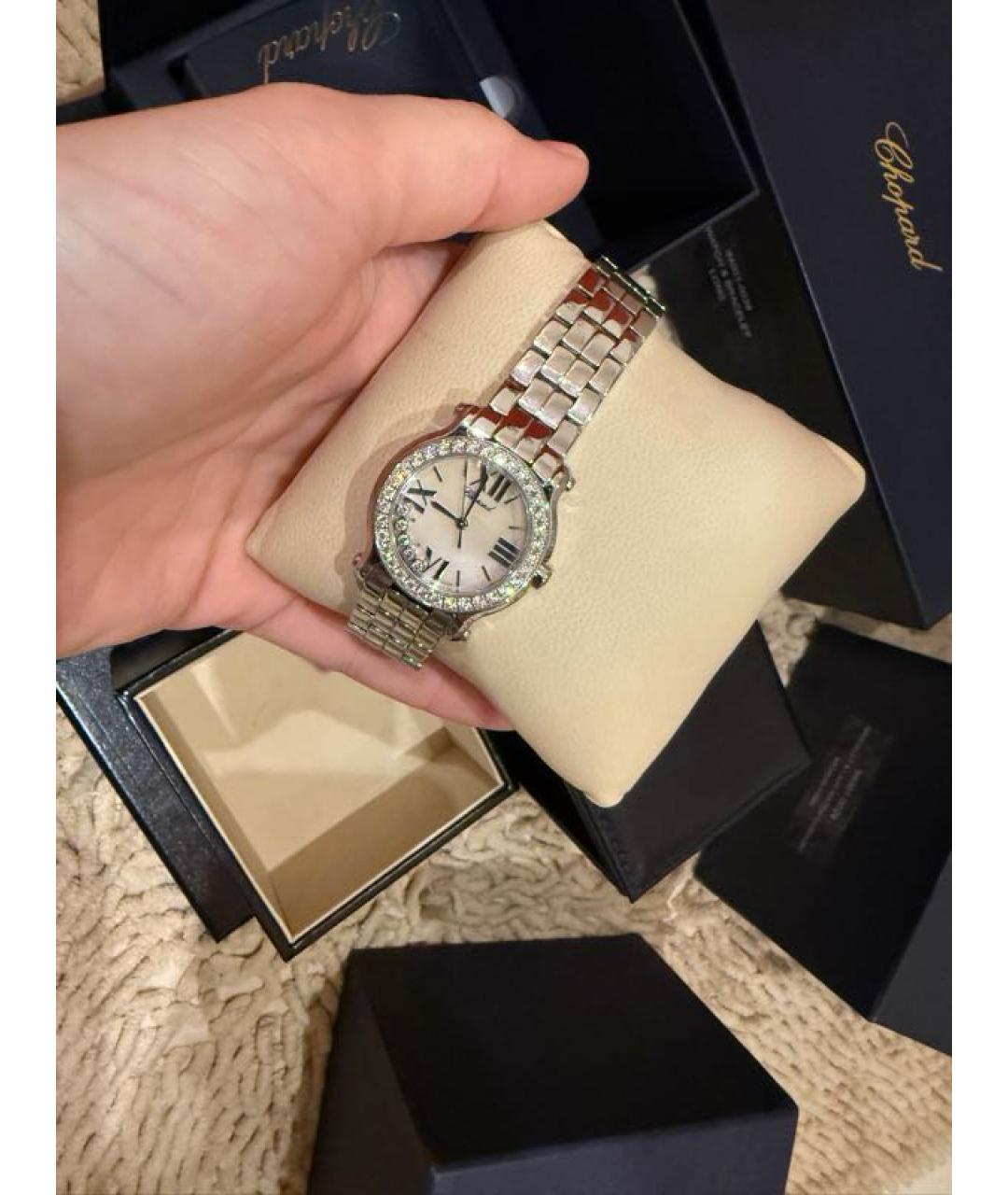 CHOPARD Серебряные часы из белого золота, фото 2