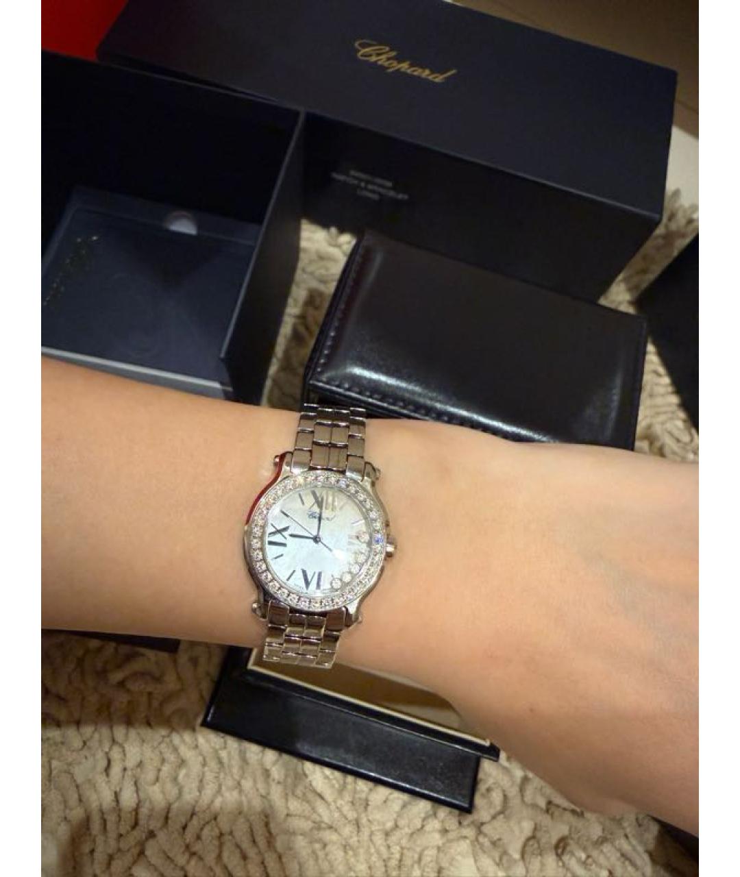 CHOPARD Серебряные часы из белого золота, фото 3
