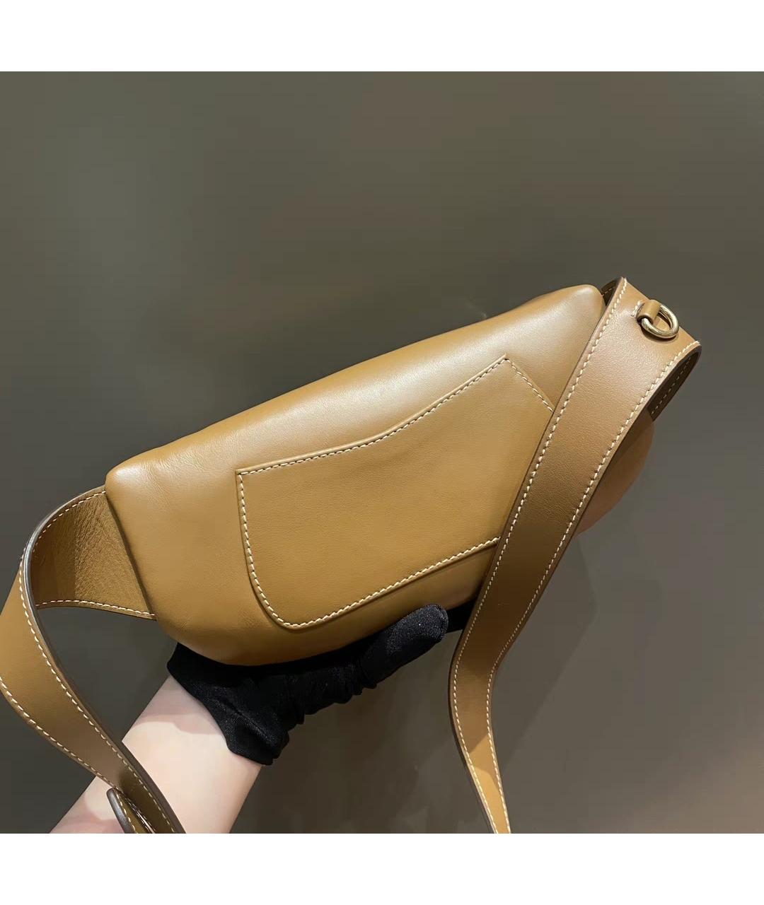 MIU MIU Коричневая поясная сумка, фото 3