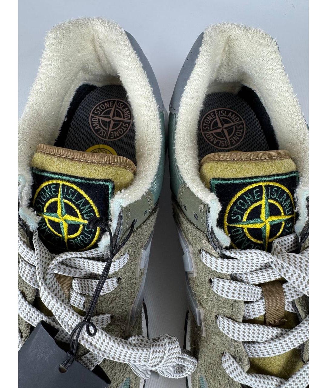 NEW BALANCE Зеленые низкие кроссовки / кеды, фото 7