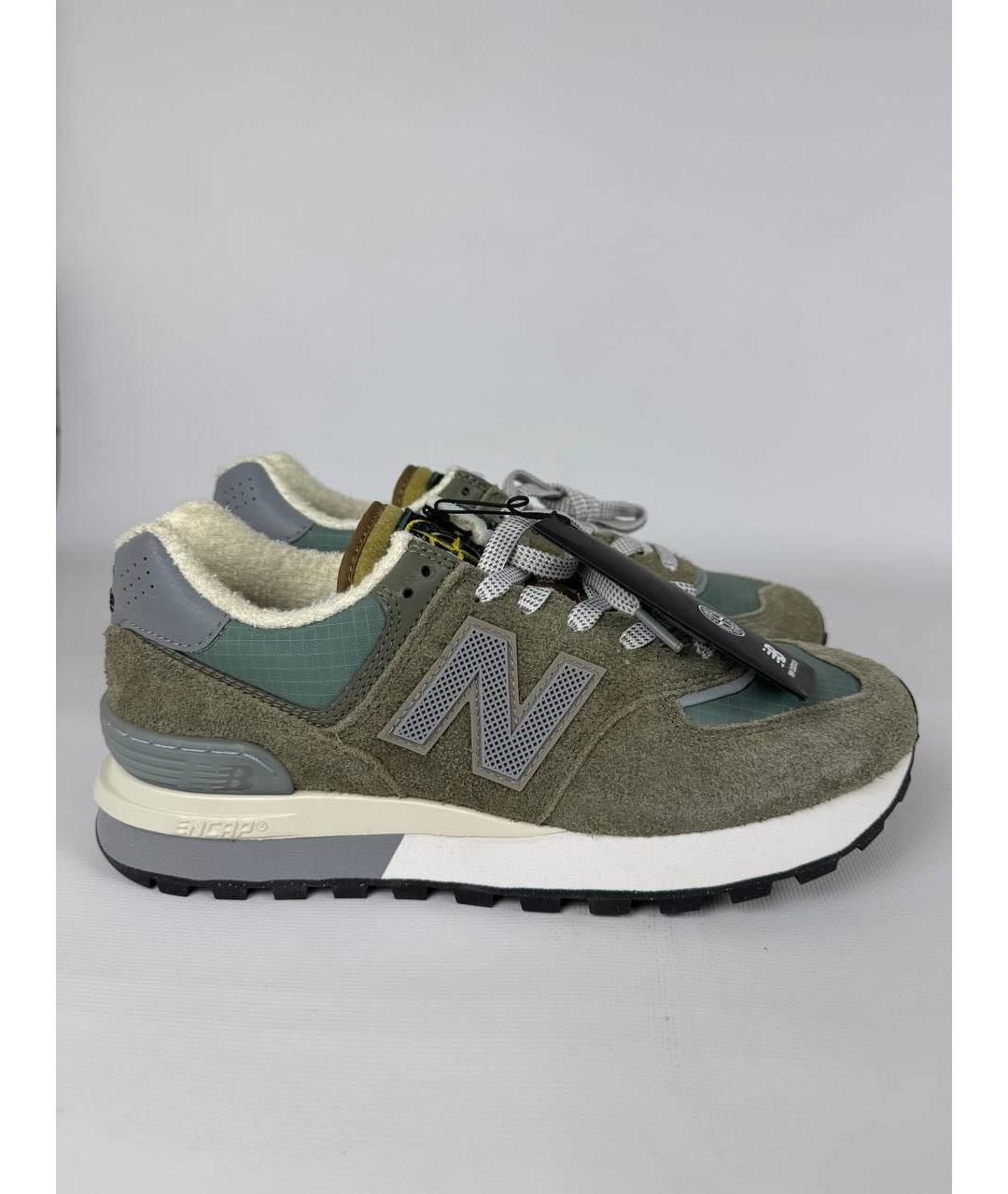 NEW BALANCE Зеленые низкие кроссовки / кеды, фото 8