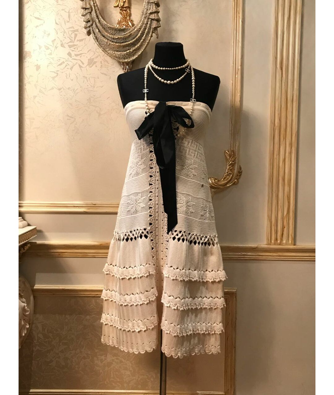 CHANEL Бежевое повседневное платье, фото 6
