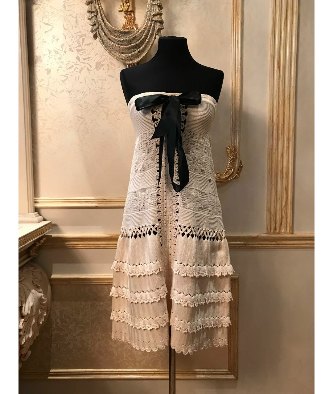CHANEL Бежевое повседневное платье, фото 5