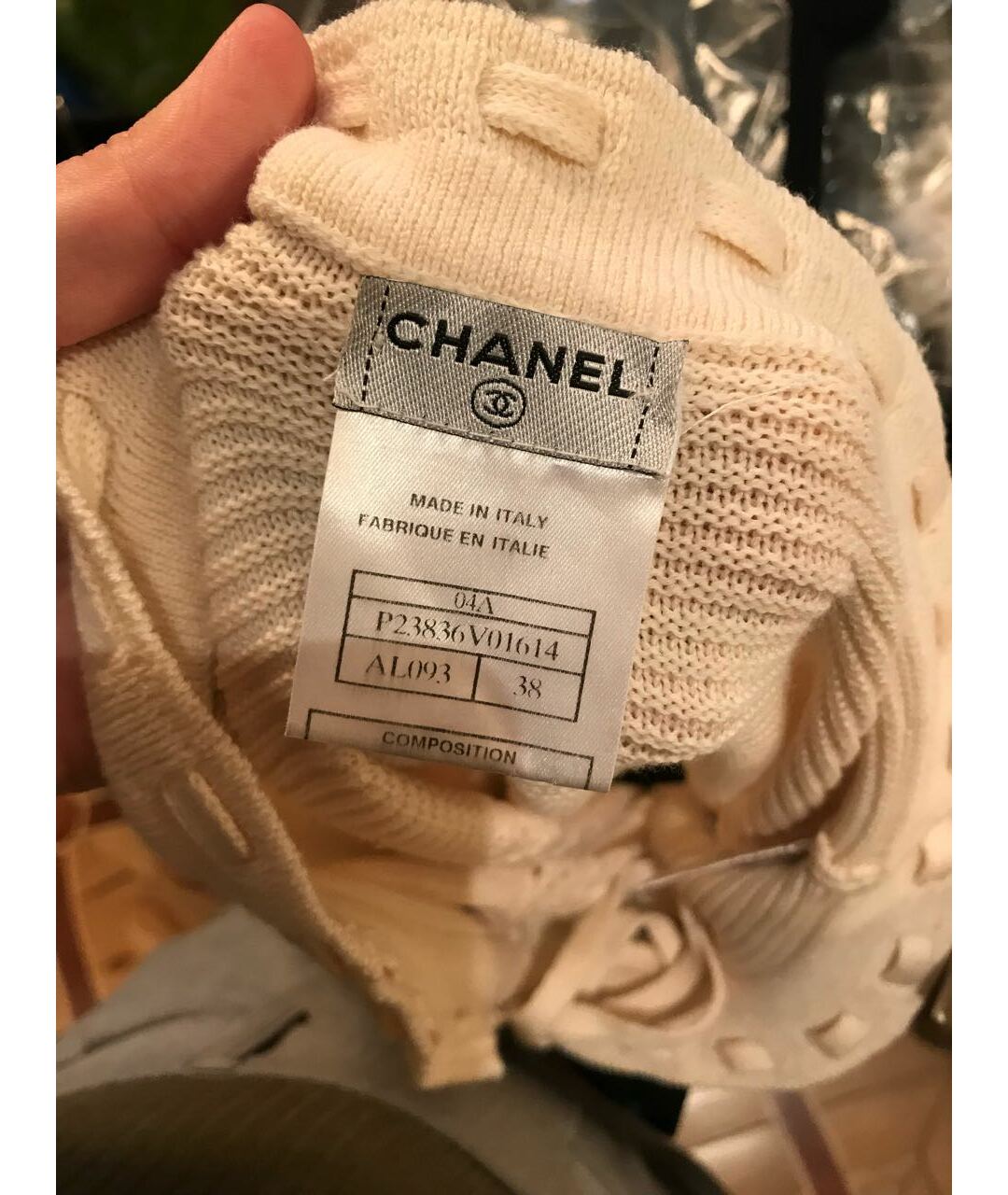 CHANEL Бежевое повседневное платье, фото 4
