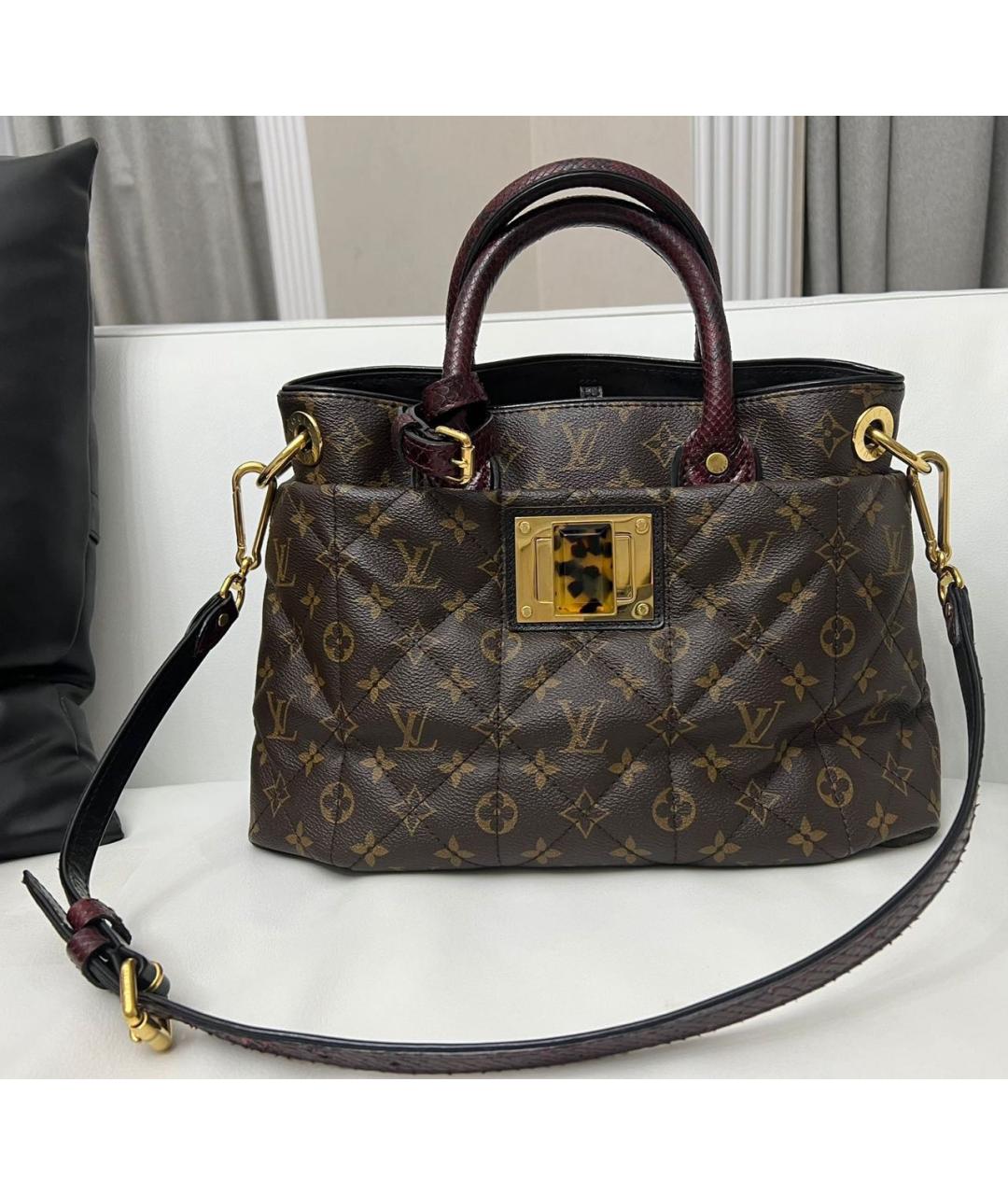 LOUIS VUITTON Тканевая сумка с короткими ручками, фото 3