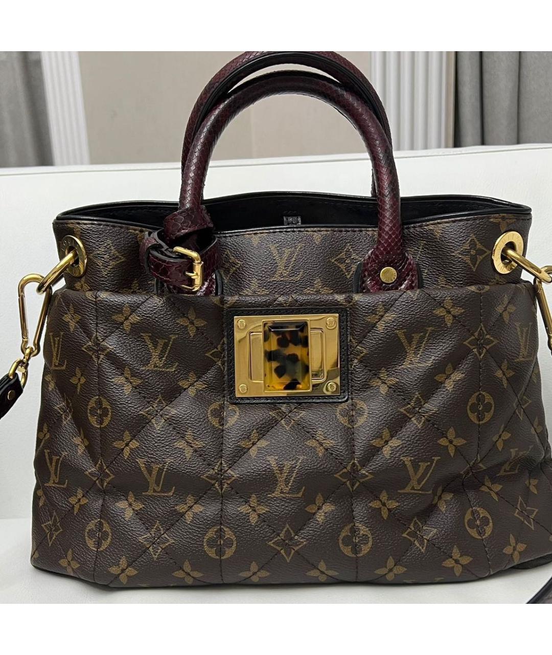 LOUIS VUITTON Тканевая сумка с короткими ручками, фото 2