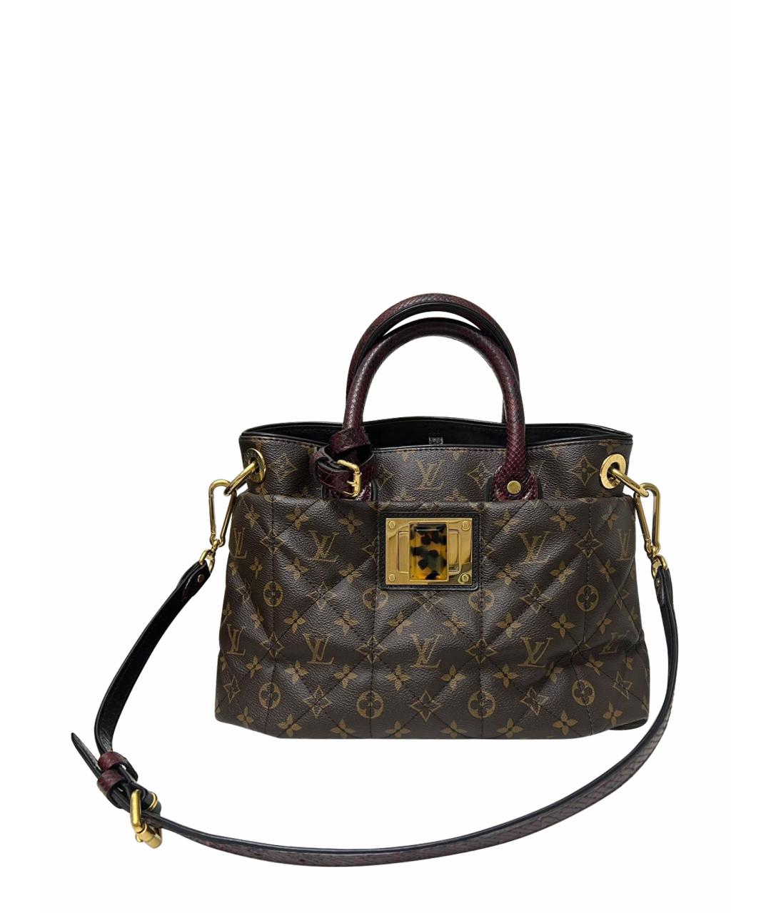 LOUIS VUITTON Тканевая сумка с короткими ручками, фото 1