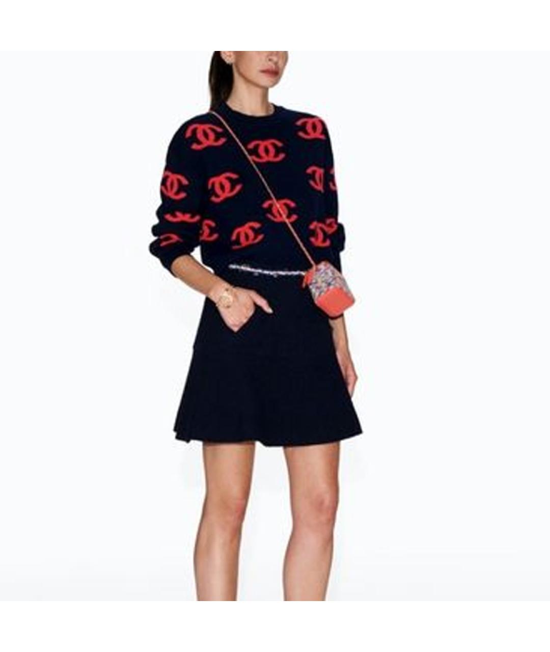 CHANEL Темно-синий джемпер / свитер, фото 3