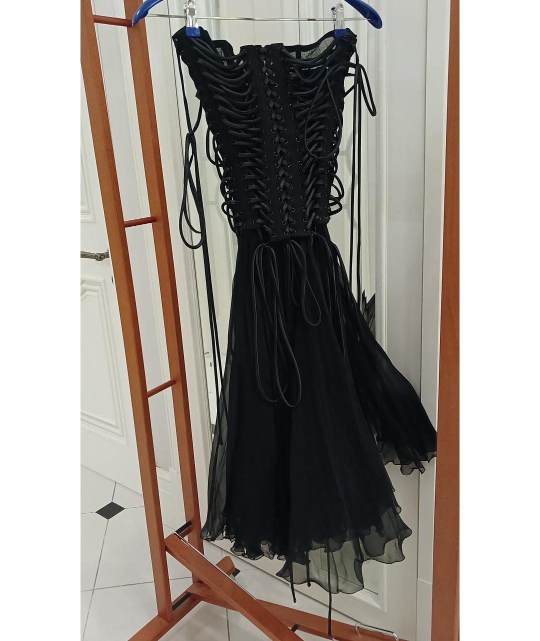 DOLCE&GABBANA Черное коктейльное платье, фото 6