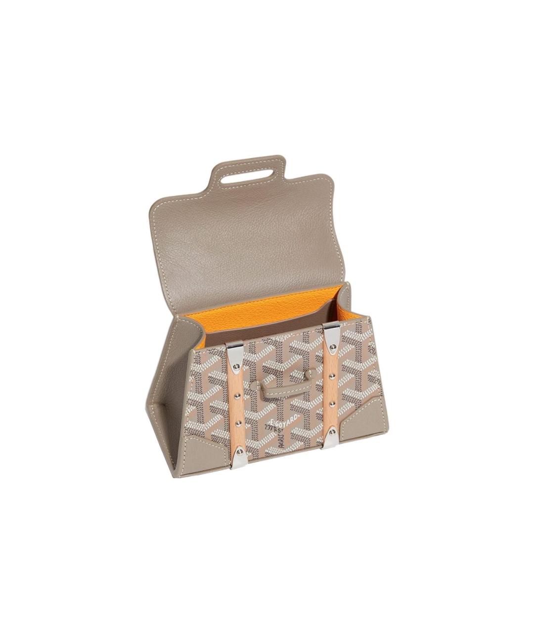 GOYARD Бежевая канва сумка через плечо, фото 4