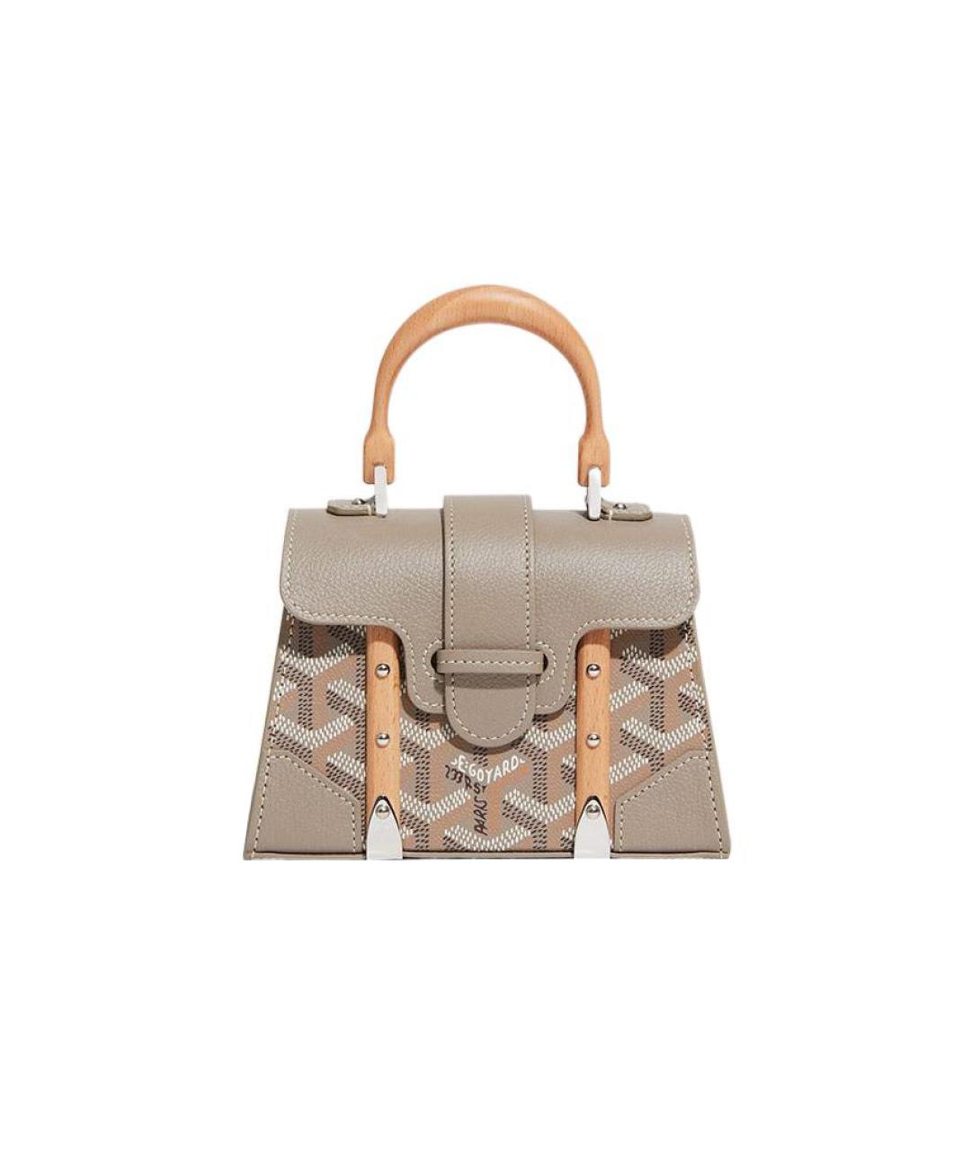 GOYARD Бежевая канва сумка через плечо, фото 6