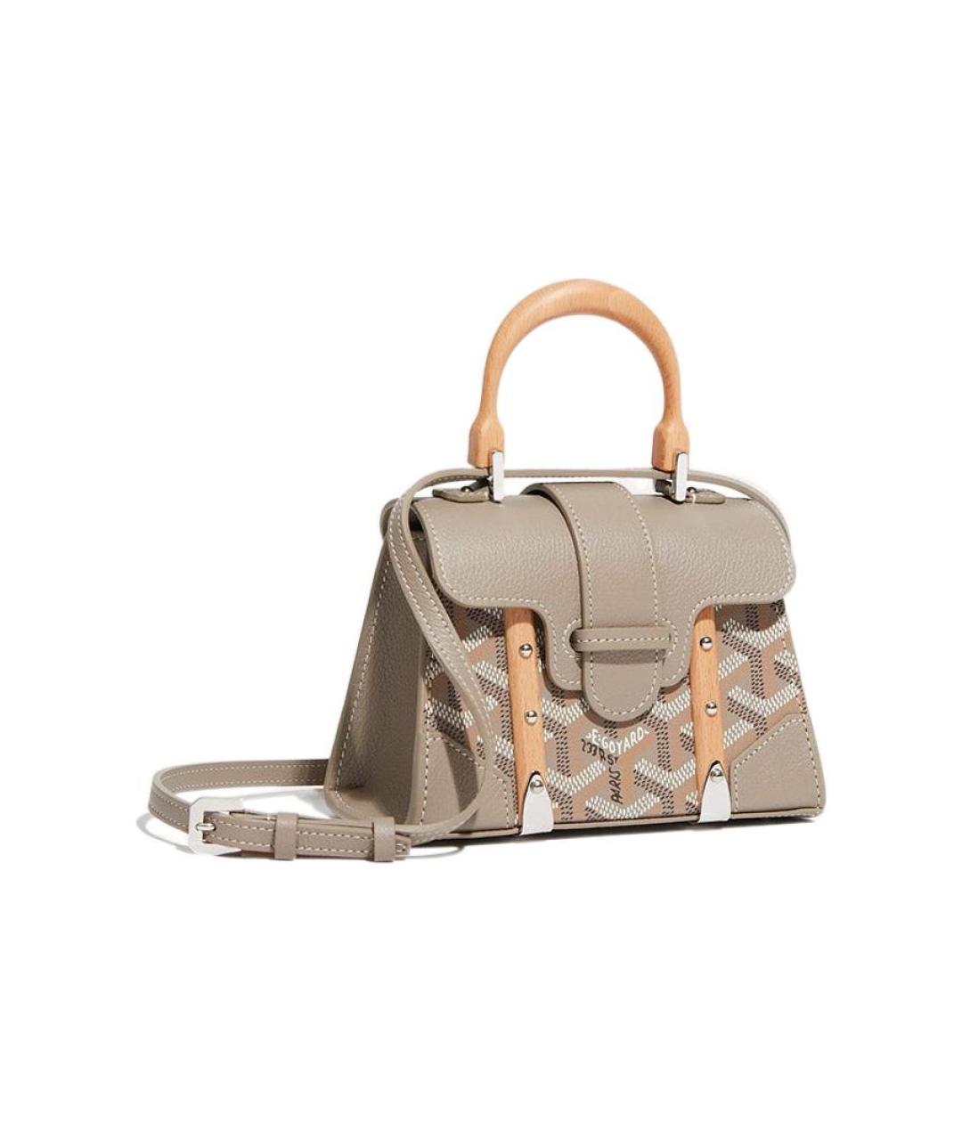 GOYARD Бежевая канва сумка через плечо, фото 2