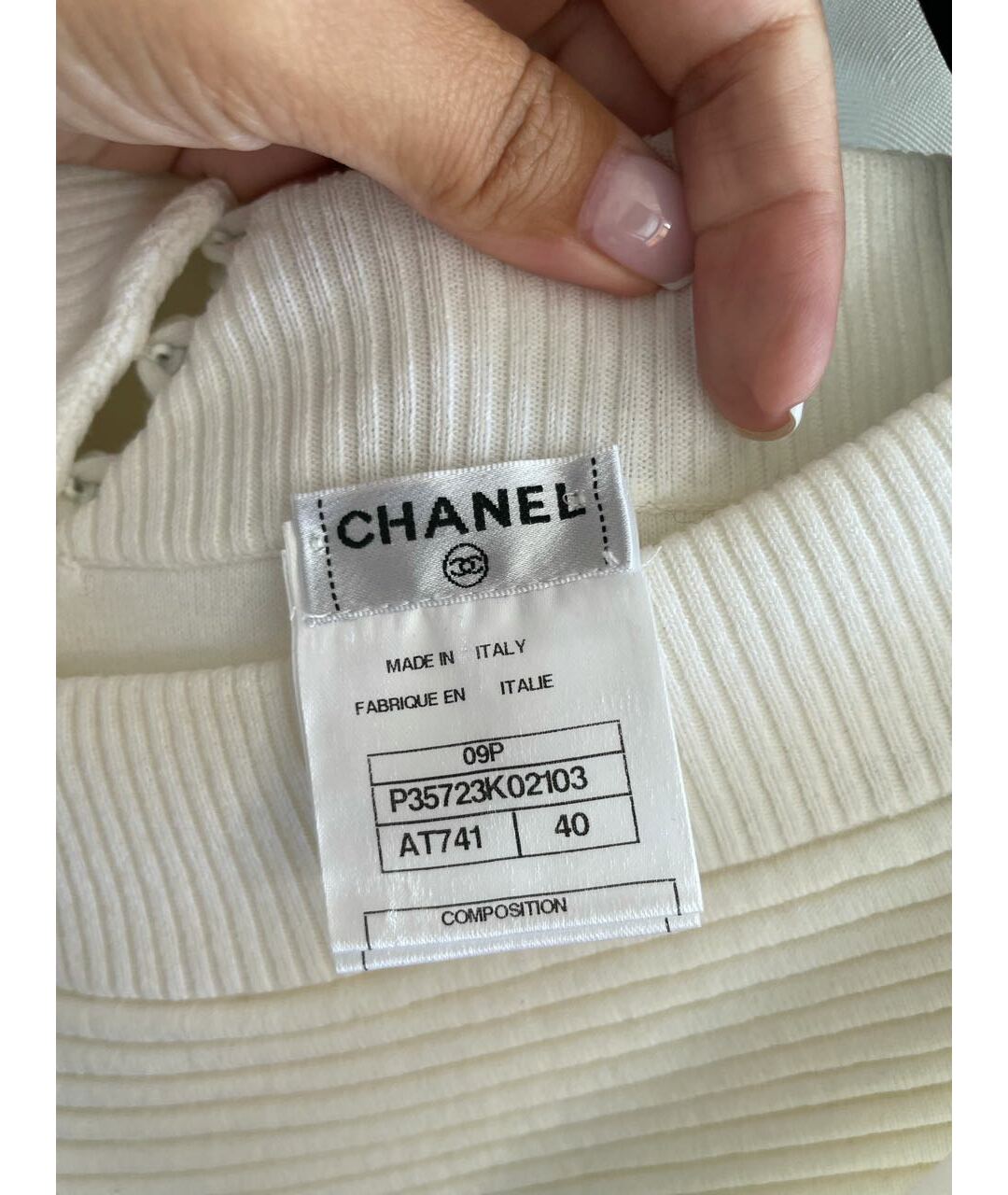 CHANEL Белое платье, фото 4