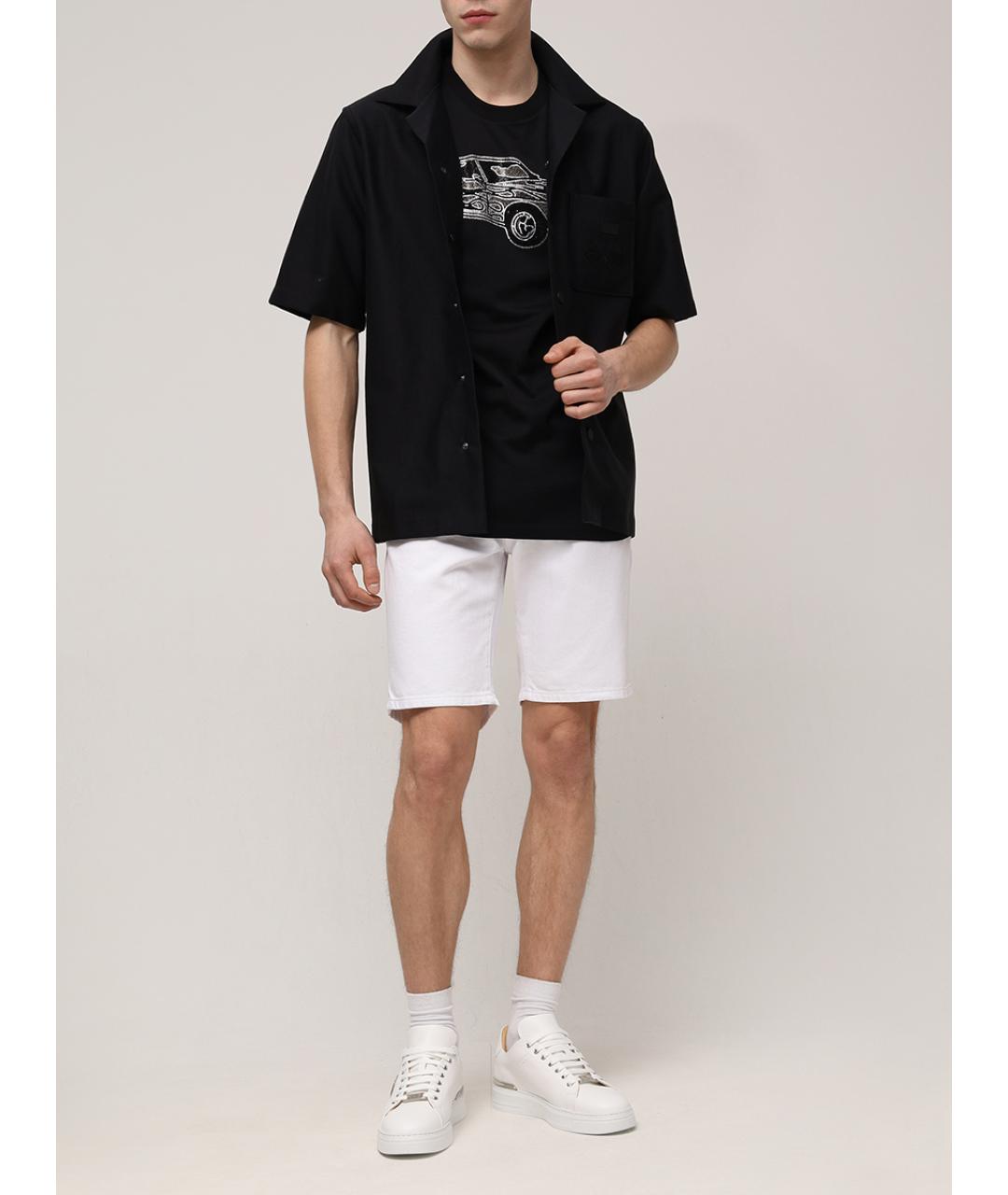 PHILIPP PLEIN Черная хлопковая футболка, фото 2
