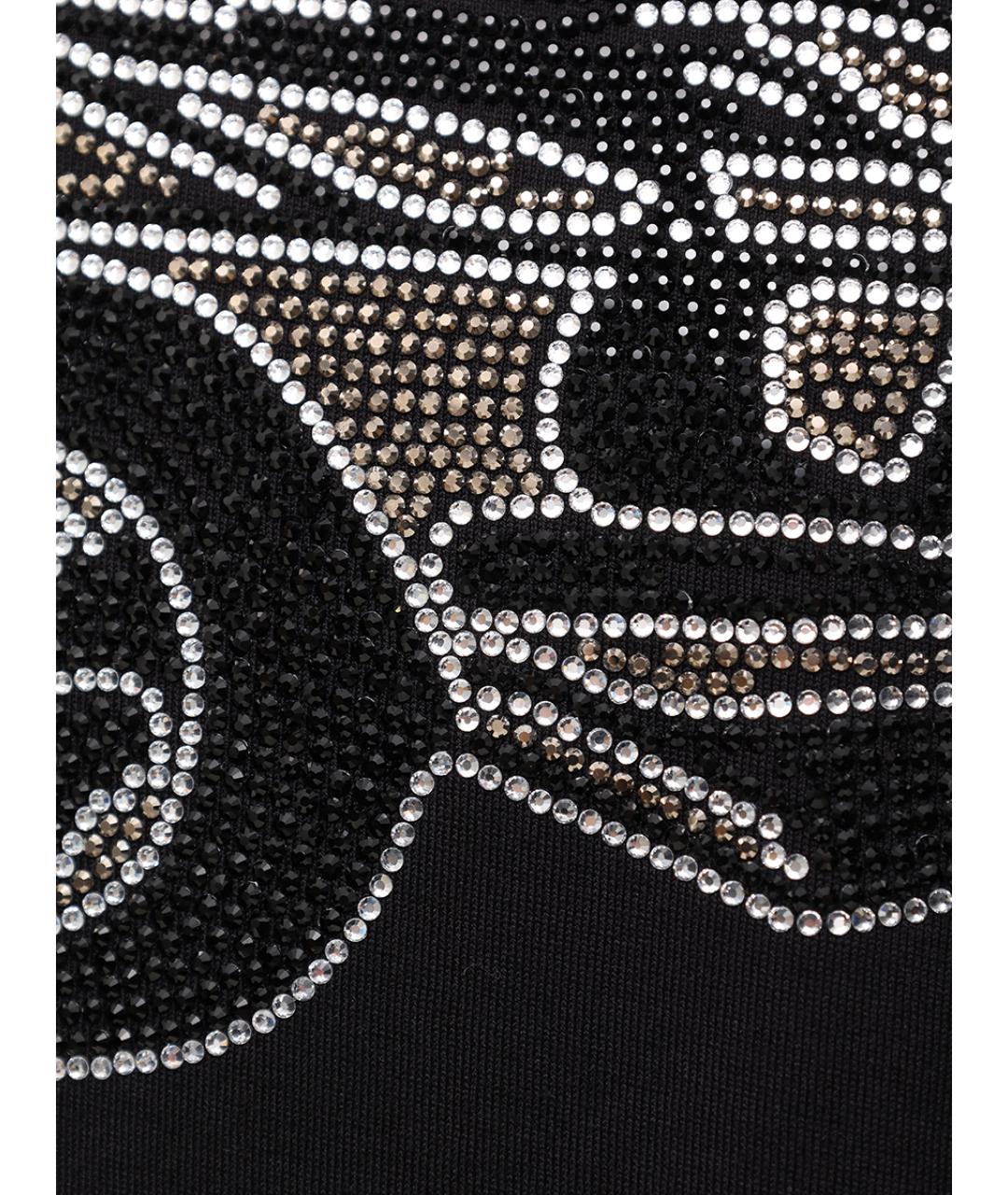 PHILIPP PLEIN Черная хлопковая футболка, фото 6