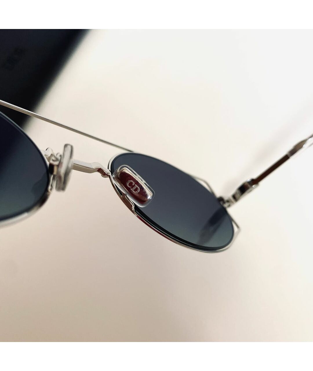 DIOR HOMME Серые металлические солнцезащитные очки, фото 7