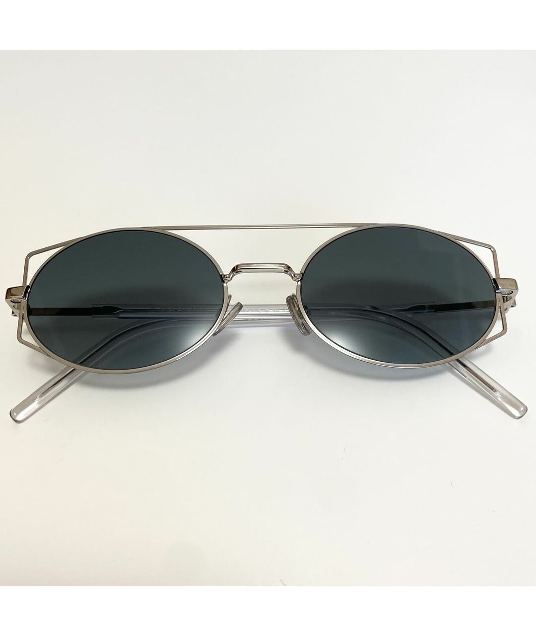 DIOR HOMME Серые металлические солнцезащитные очки, фото 2