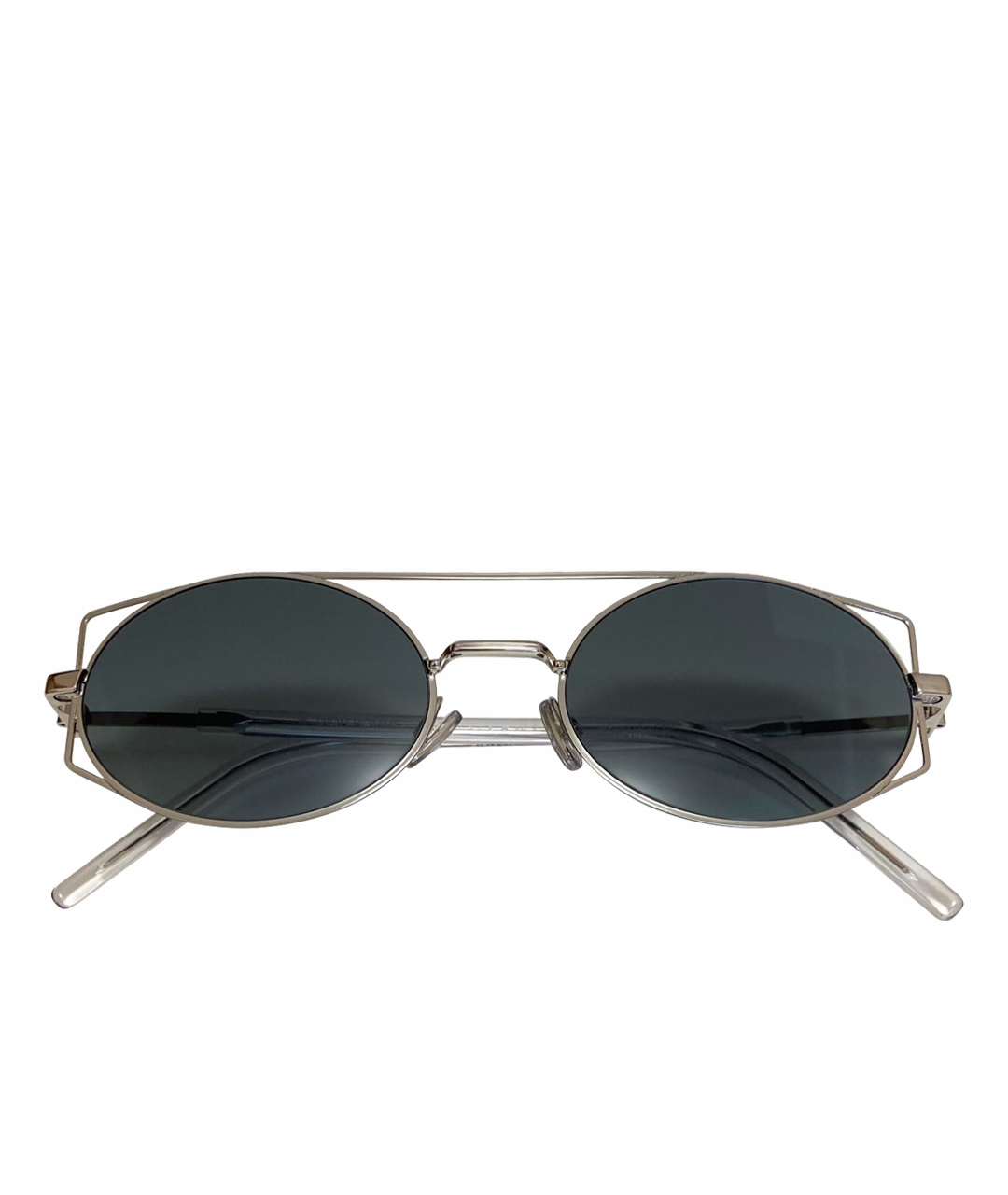 DIOR HOMME Серые металлические солнцезащитные очки, фото 1
