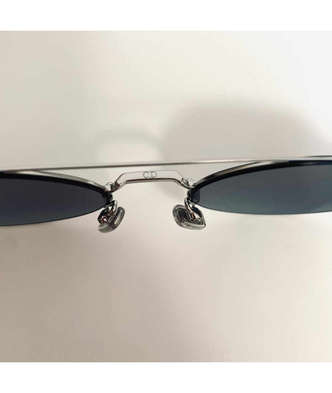 DIOR HOMME Серые металлические солнцезащитные очки, фото 8