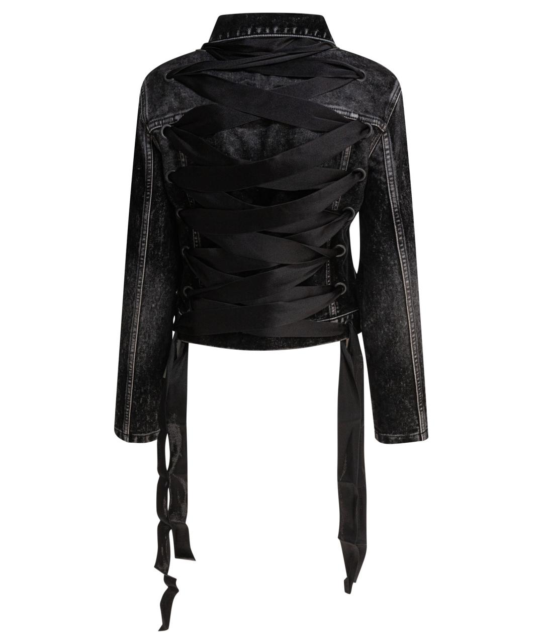 BALENCIAGA Черная хлопковая куртка, фото 2