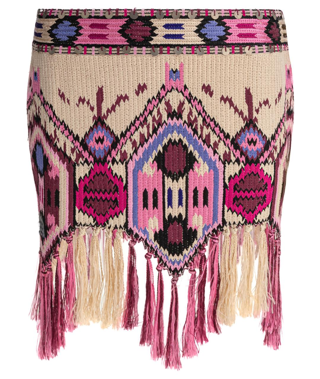 ISABEL MARANT Мульти хлопковая юбка мини, фото 1