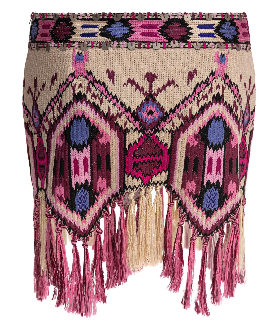 ISABEL MARANT Мульти хлопковая юбка мини, фото 2