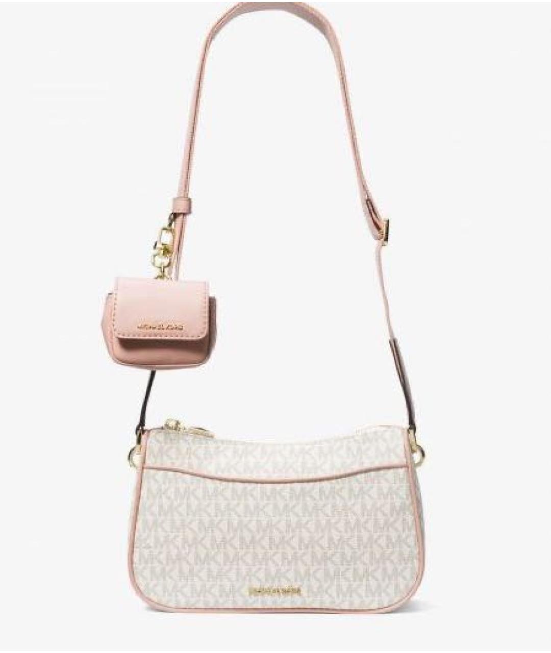 MICHAEL KORS Белая сумка через плечо, фото 9