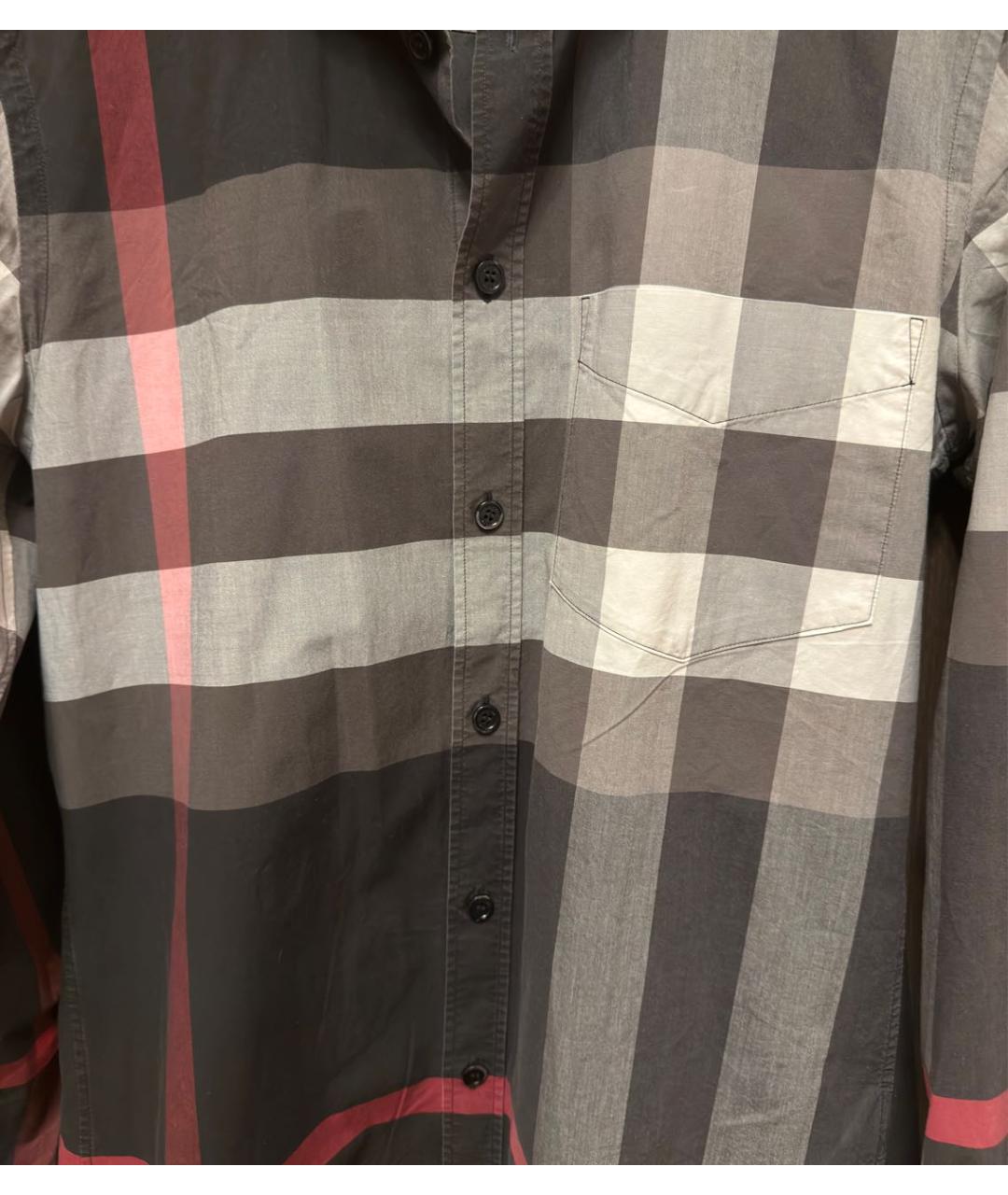 BURBERRY Черная кэжуал рубашка, фото 3