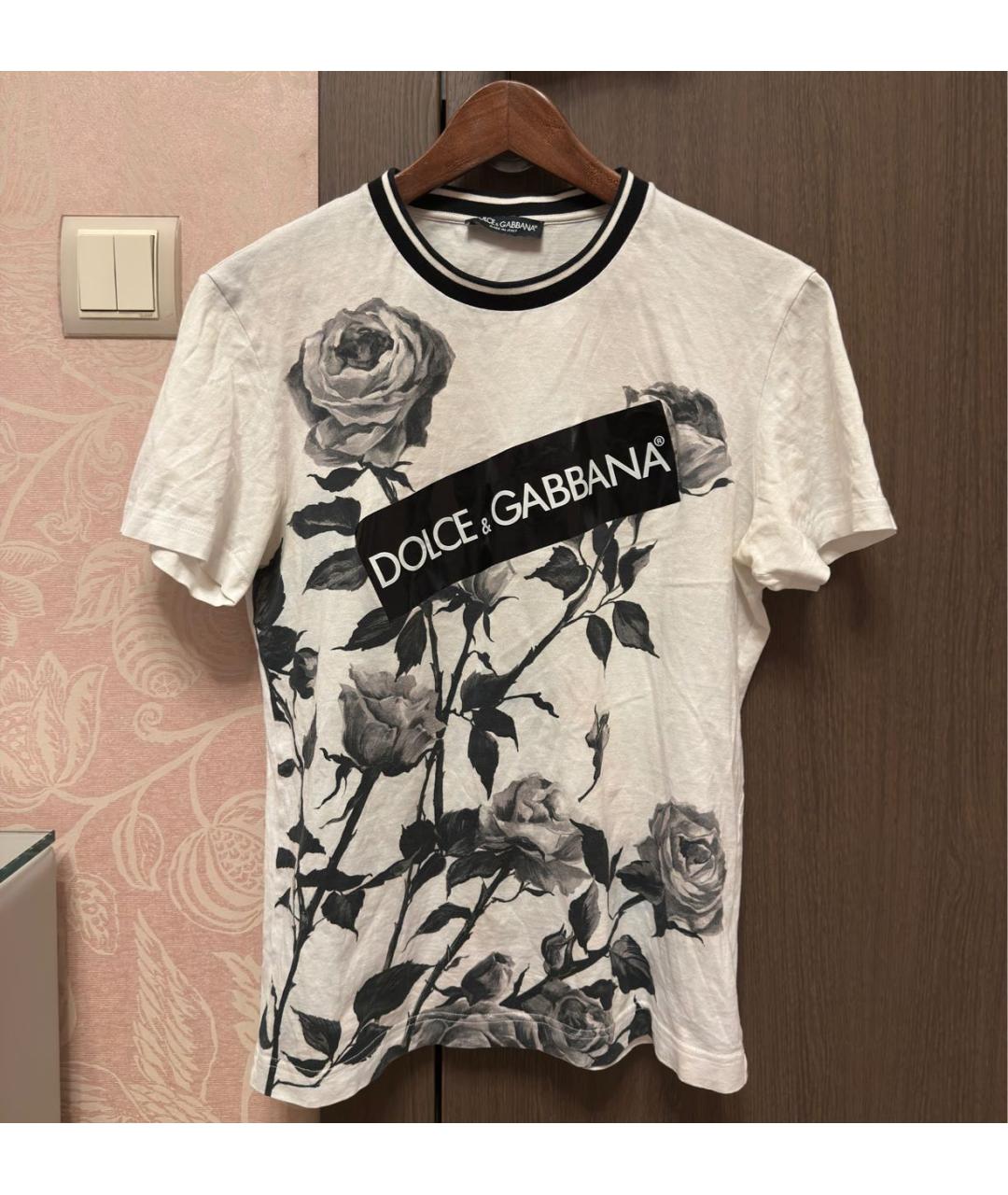 DOLCE&GABBANA Белая футболка, фото 2