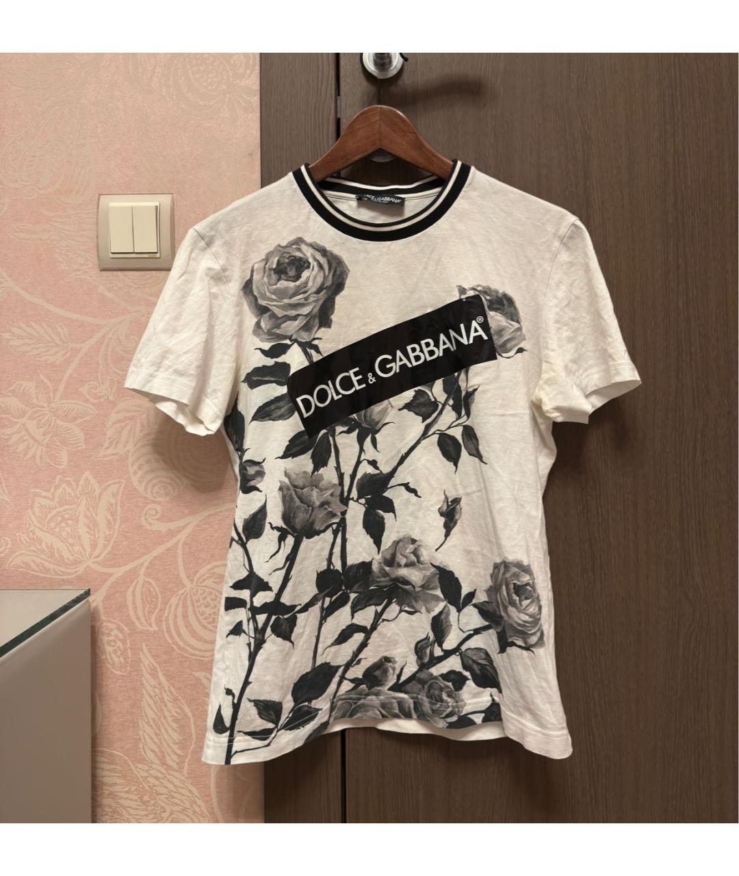 DOLCE&GABBANA Белая футболка, фото 3