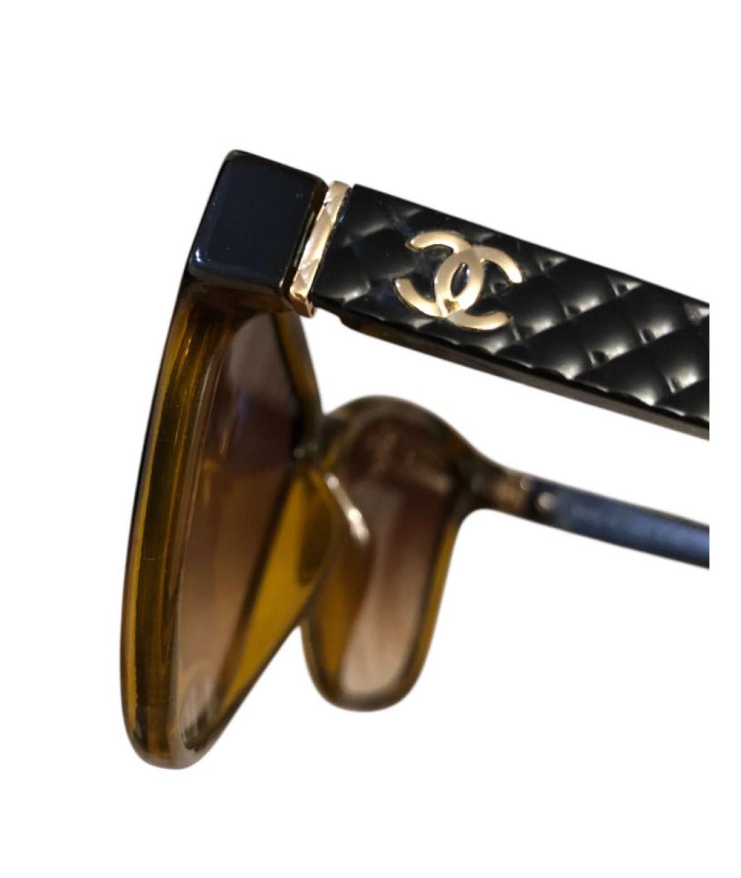 CHANEL Черные солнцезащитные очки, фото 4
