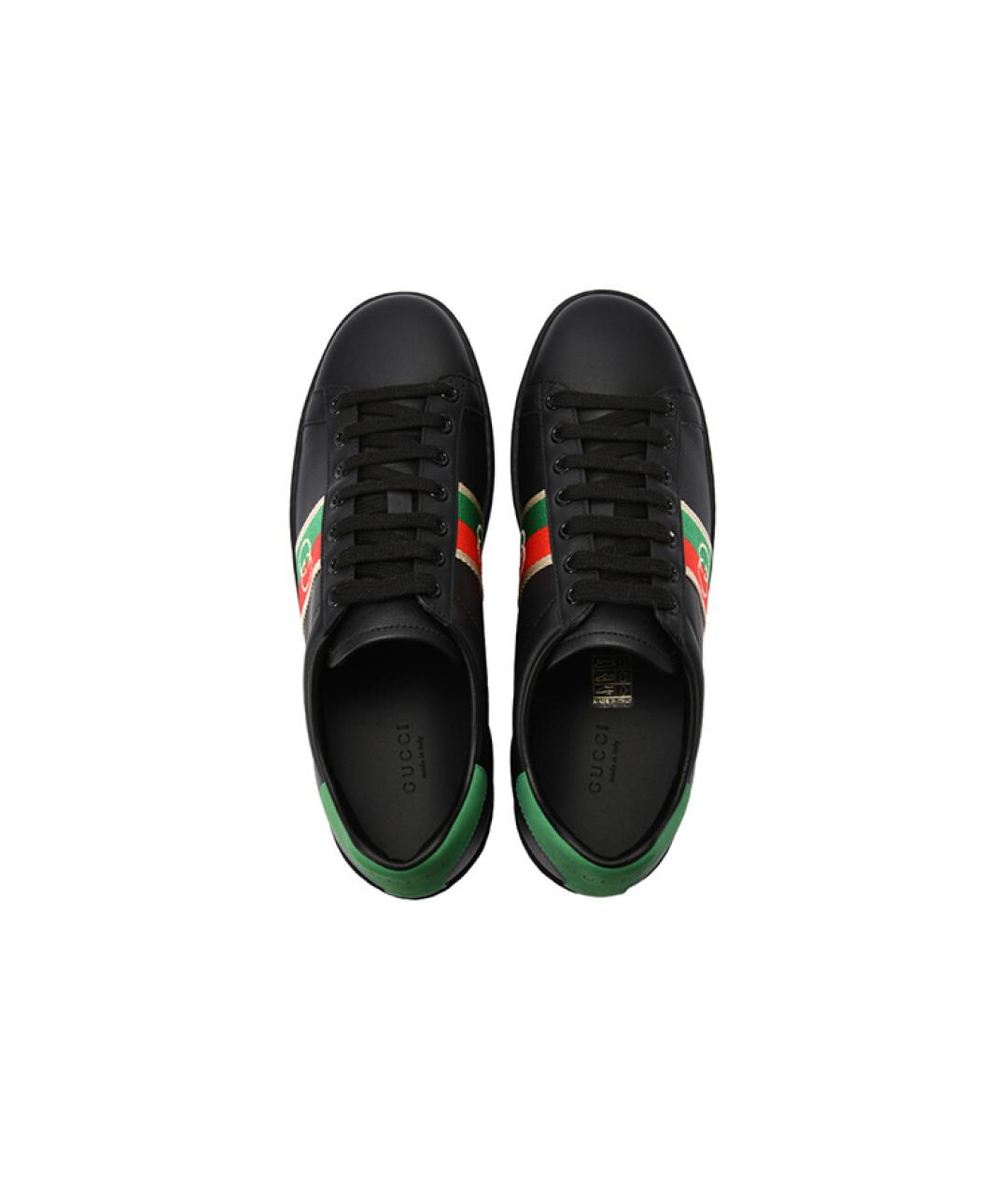 GUCCI Черные кеды, фото 4