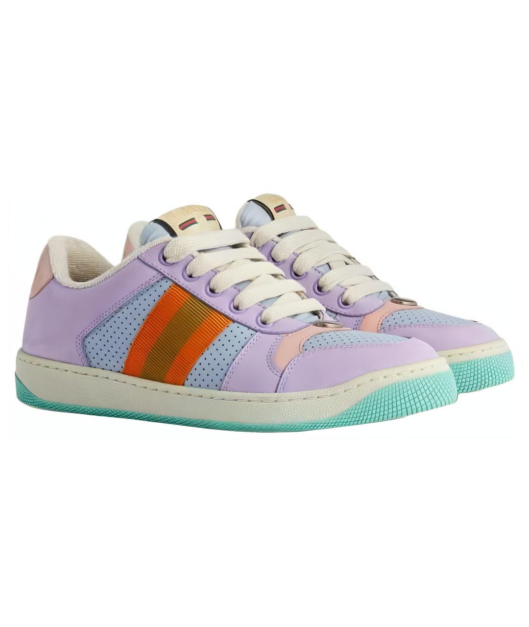 GUCCI Фиолетовые кроссовки, фото 2