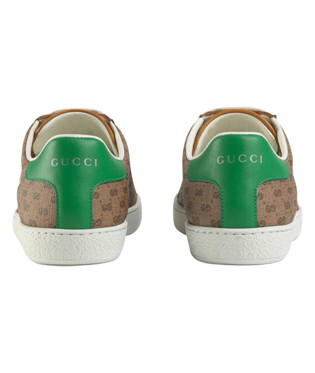 GUCCI Бежевые кеды, фото 6